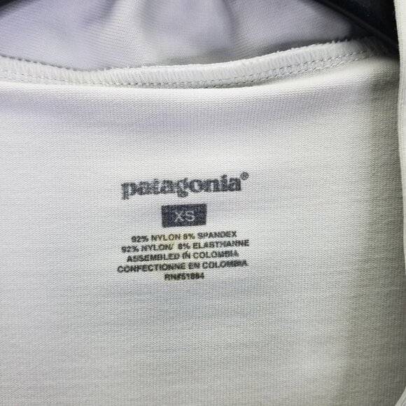 Patagonia Respite Top Women's XS Well Worn Gray Stretch Ruched Front 3/4 Sleeve - Picture 7 of 13